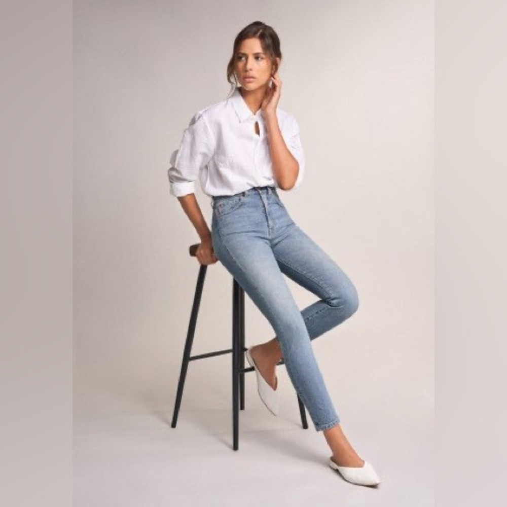 Salsa jeans slimming elegant in vintage mid blue